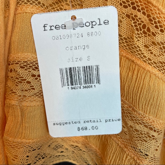NWT FREE PEOPLE HOME AGAIN CROP TOP - Picture 10 of 14